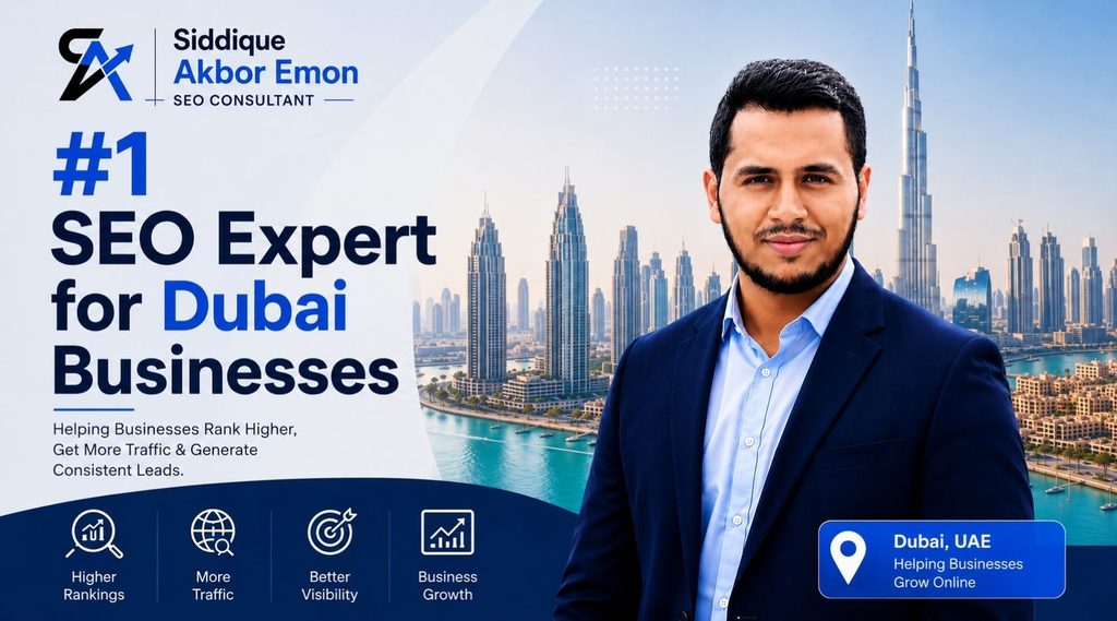 Siddique Akbor Emon - #1 SEO Expert for Dubai Businesses