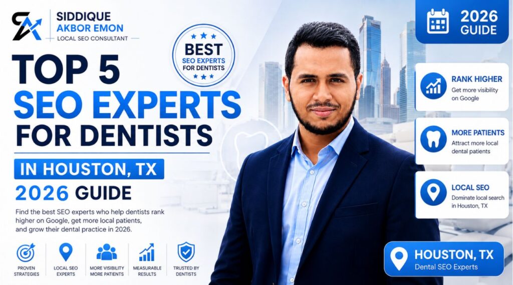 Top 5 SEO Experts for Dentists in Houston, TX (2026 Guide)