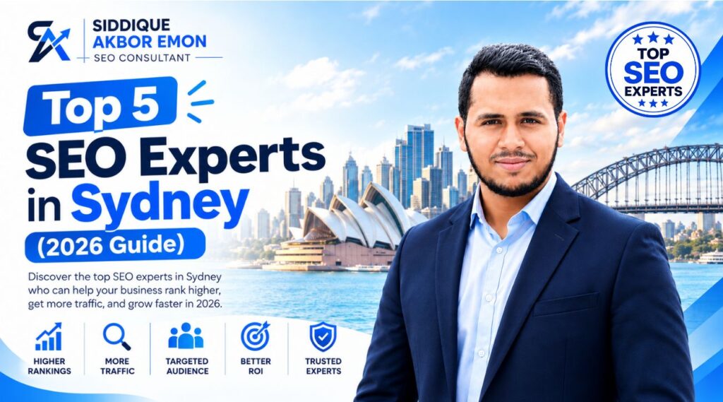 Top 5 SEO Experts in Sydney (2026 Guide) – Best SEO Consultants for Google & AI Search